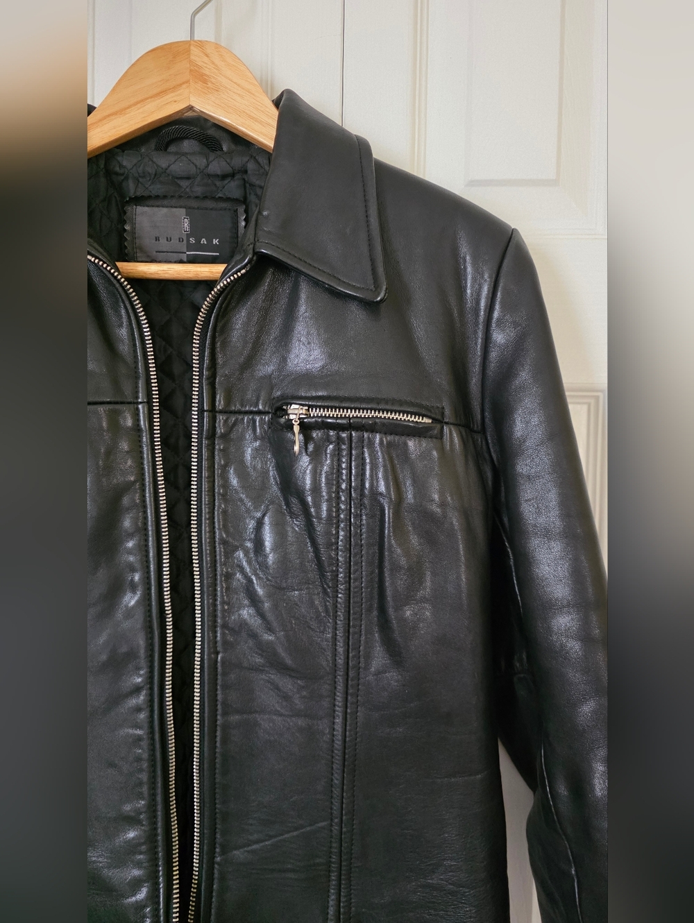 Rudsak Women's Black Insulated Leather Jacket Made In Canada Small - Picture 6 of 16